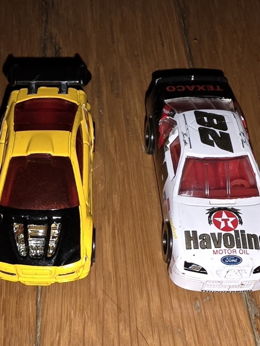 HOTWHEELS 1996 HAVOLINE TEXACO FORD ERNIE IRVIN & 2006 MCDS ASPHALT ASSAULT 2PCS